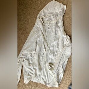 Aeropostale Off-White Hooded Top